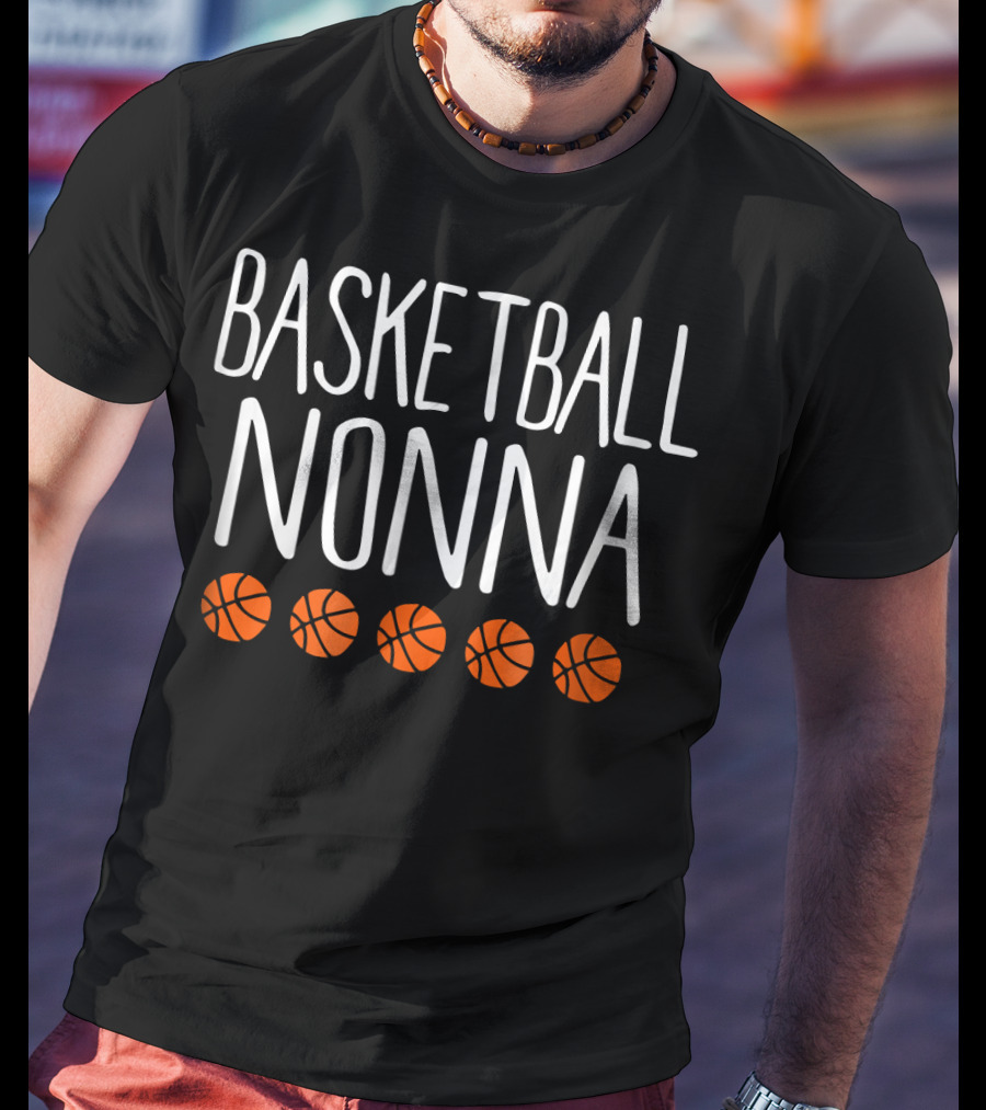 Basketball Nonna Cute Sports Basketball Balls T-Shirt