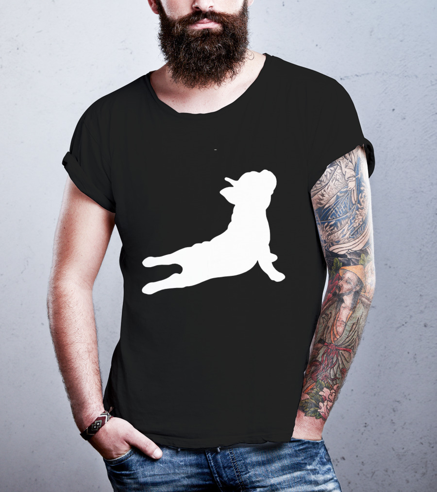 Funny French Bulldog Yoga Pose Cute French Bulldog T-Shirt