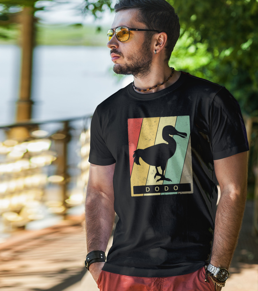 Dodo Bird Lover Vintage Dodo Retro Animal T-Shirt