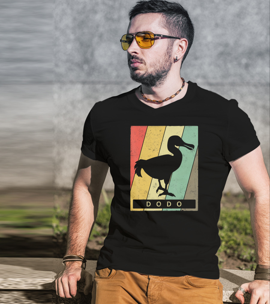 Dodo Bird Lover Vintage Dodo Retro Animal T-Shirt