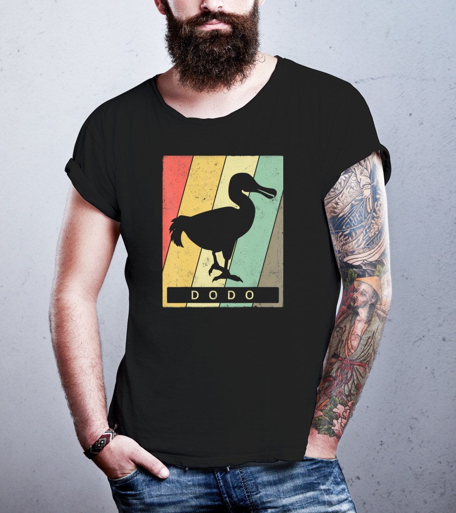 Dodo Bird Lover Vintage Dodo Retro Animal T-Shirt