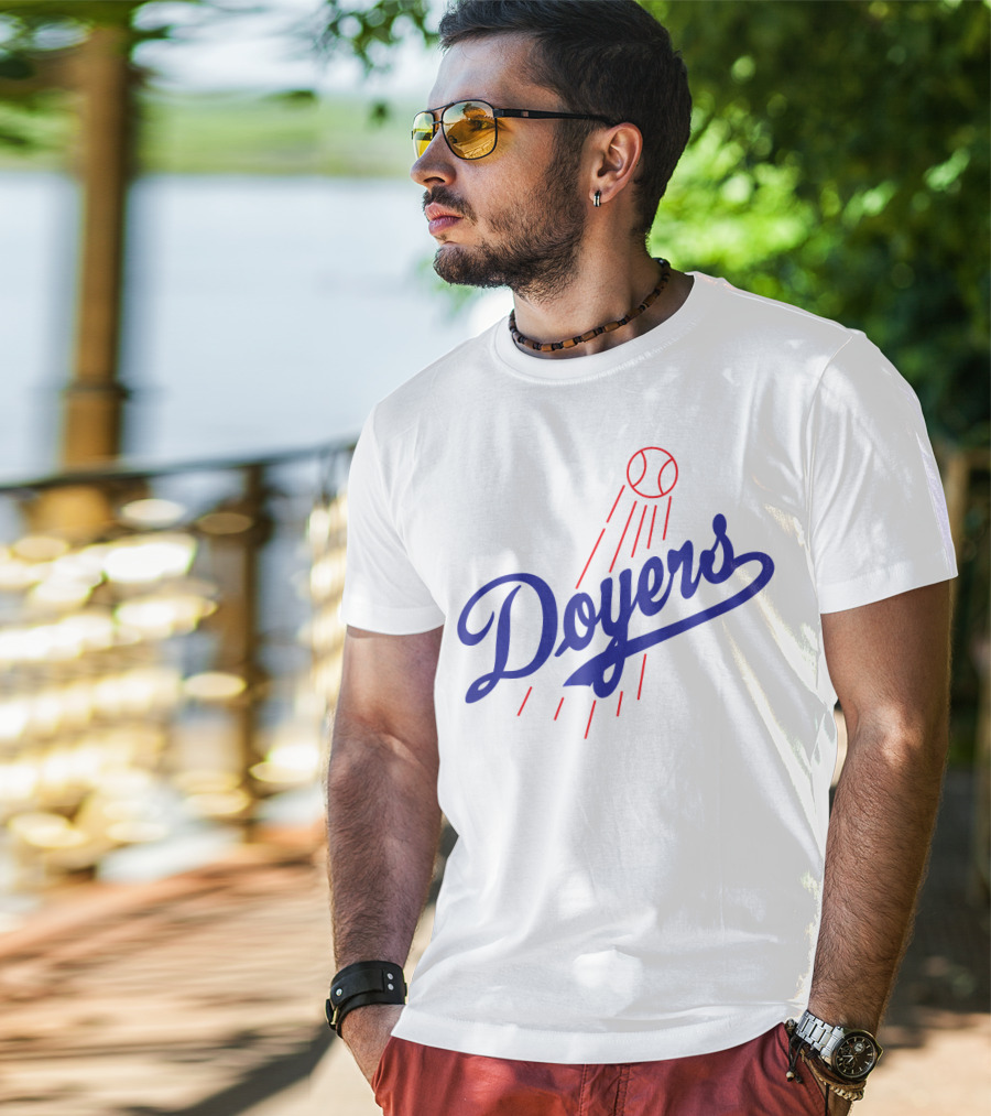 Doyers Baseball Regular Fit Script With Baseball T-Shirt