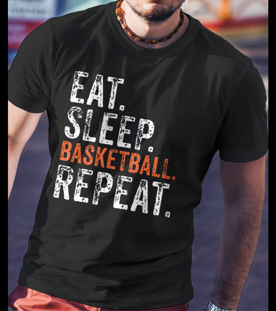 Eat Sleep Basketball Repeat Player T-Shirt