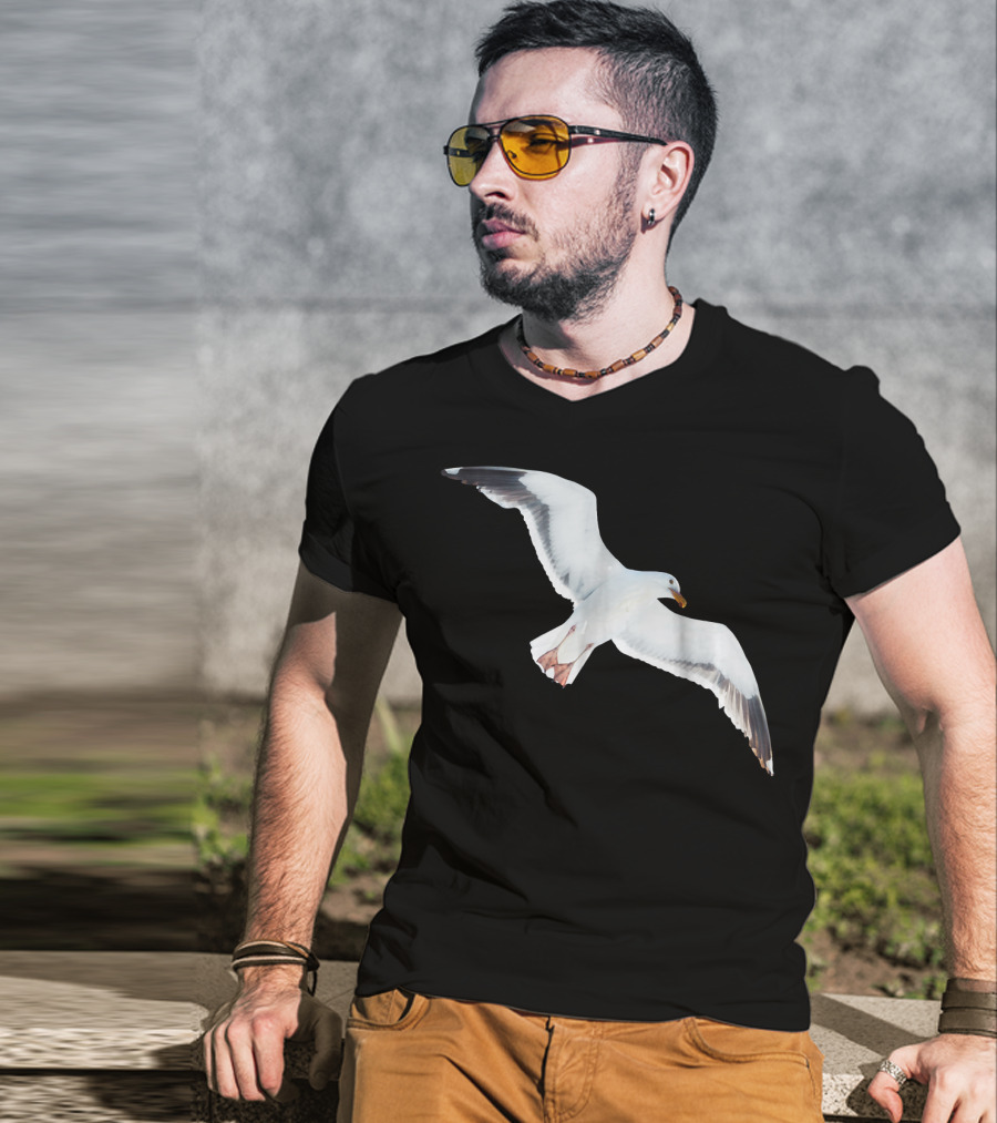 Majestic Flying Seagull For Seagull Lover T-Shirt