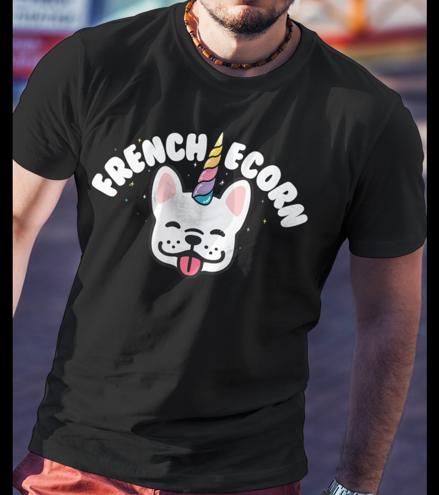 Frenchiecorn French Bulldog Unicorn T-Shirt