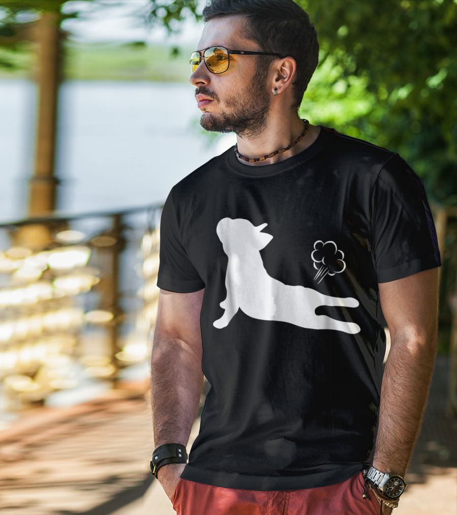 French Bulldog Yoga Exhale Pose Humor T-Shirt
