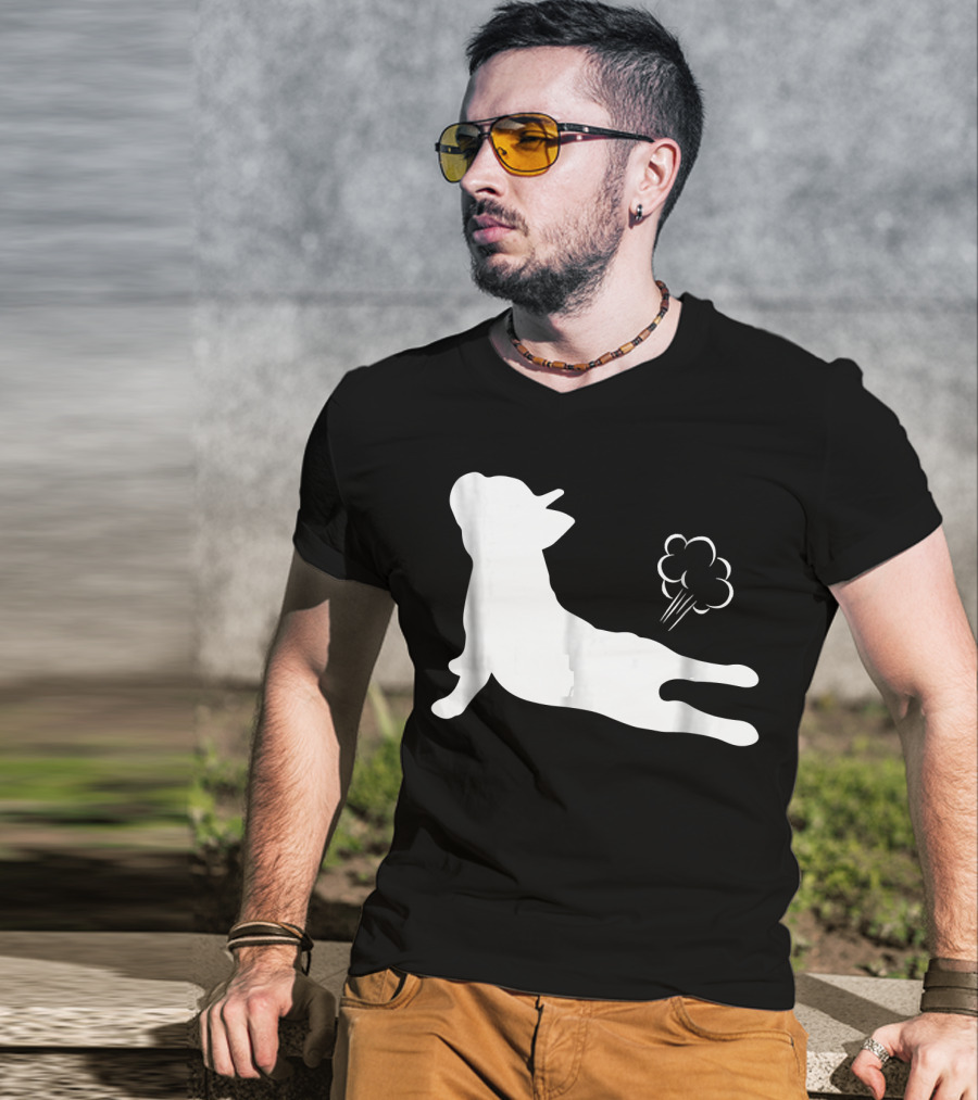 French Bulldog Yoga Exhale Pose Humor T-Shirt