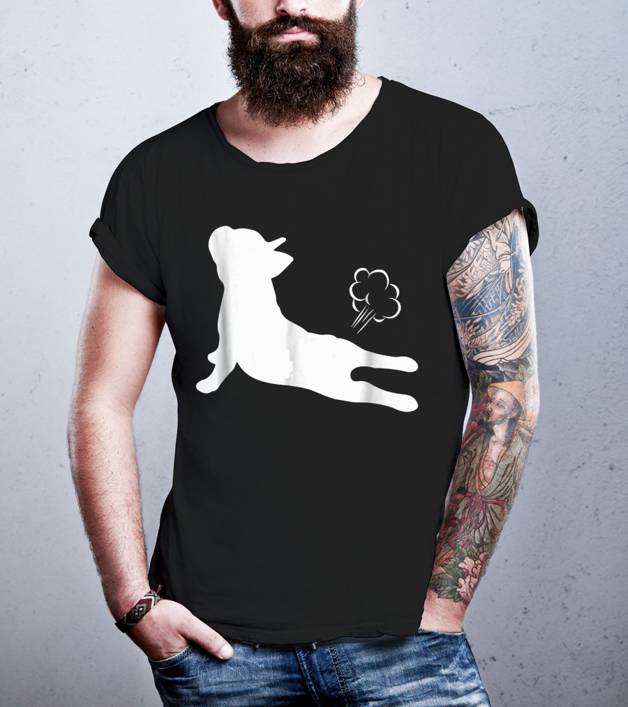 French Bulldog Yoga Exhale Pose Humor T-Shirt