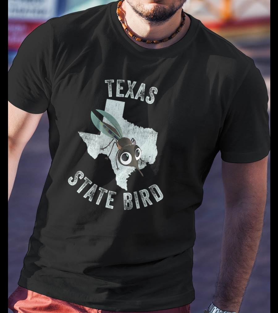Texas State Bird Funny Joke Mosquito T-Shirt
