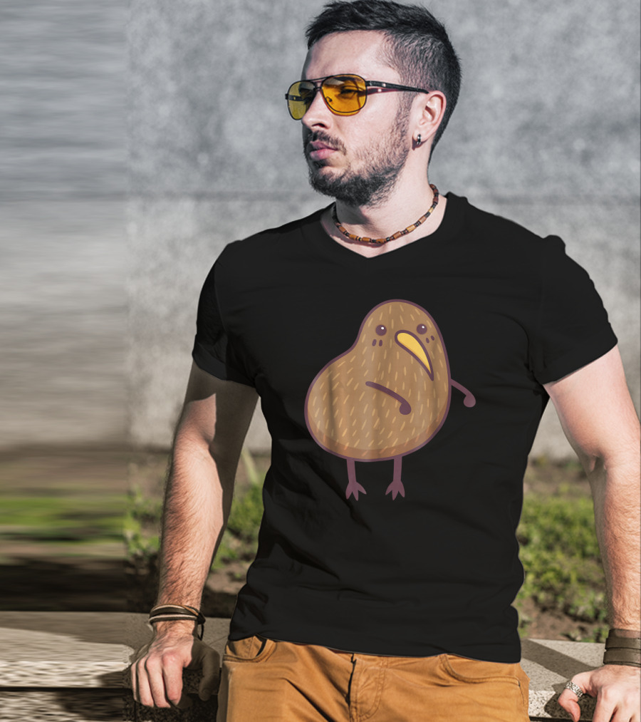 Funny Kiwi Bird Flossing Dance Pose T-Shirt