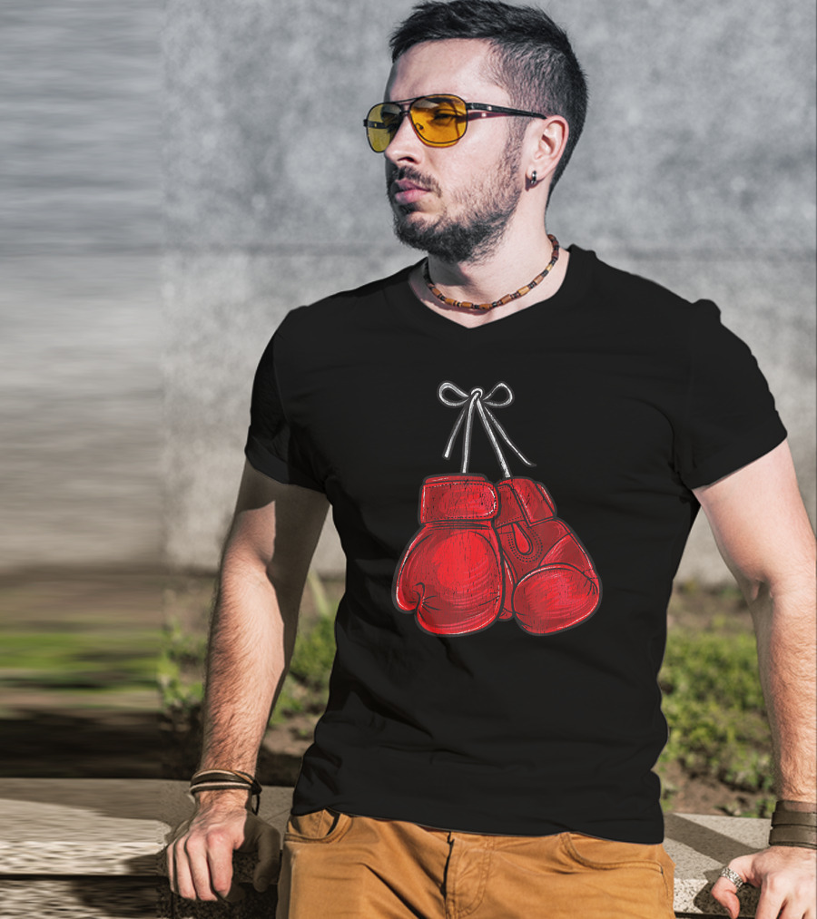 Boxer Red Boxing Gloves T-Shirt
