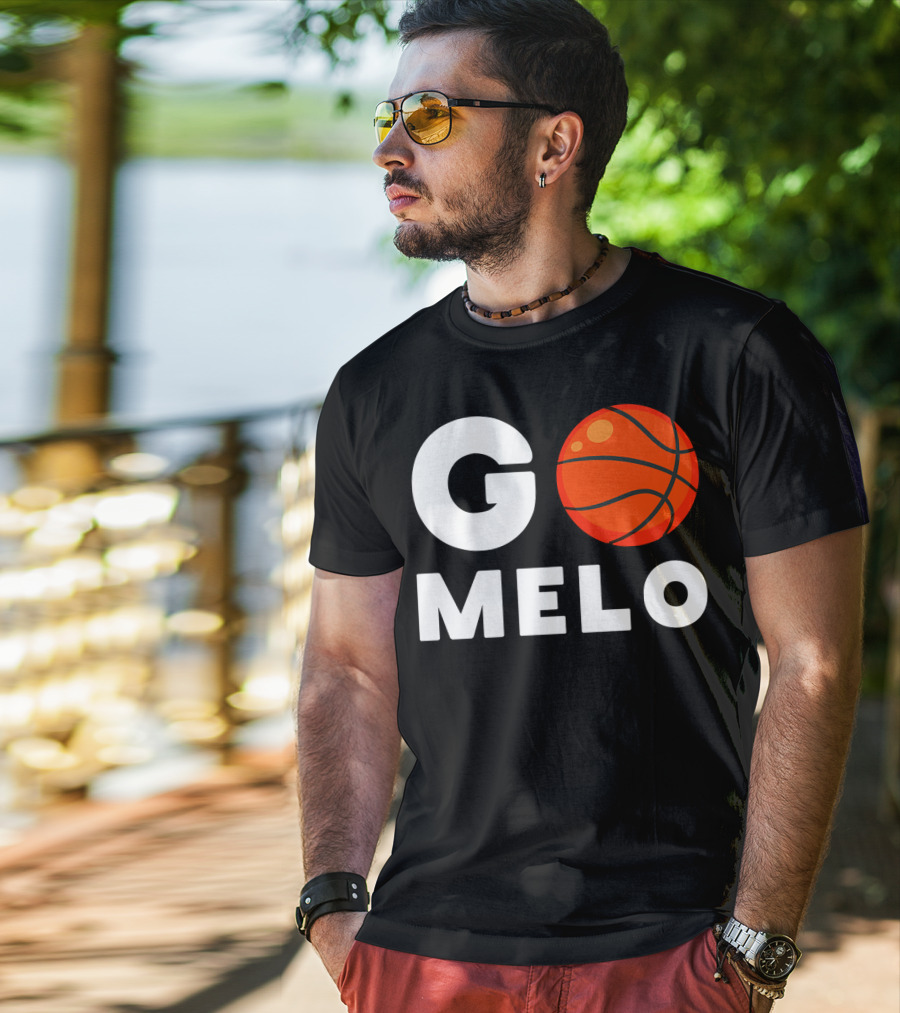 Go Melo Carmelo Basketball Enthusiast Gear T-Shirt