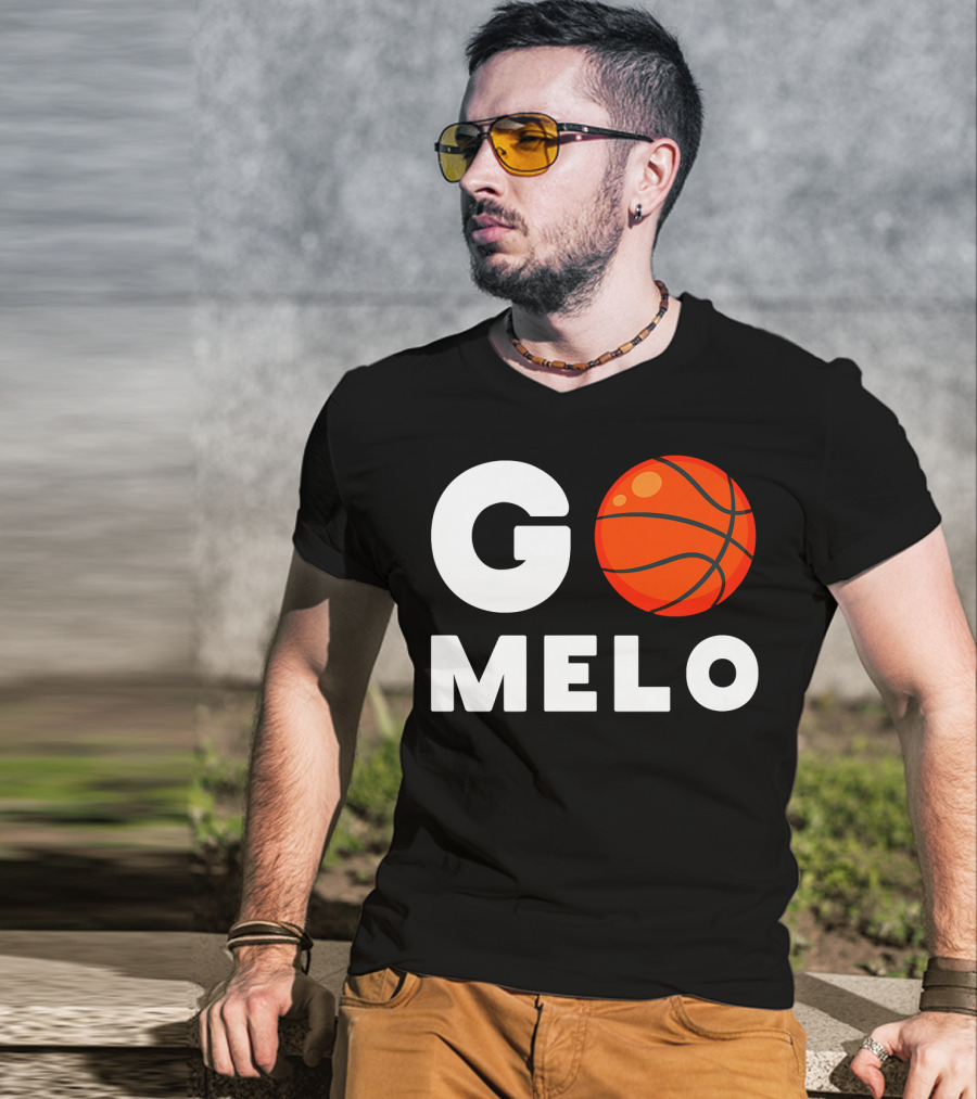 Go Melo Carmelo Basketball Enthusiast Gear T-Shirt