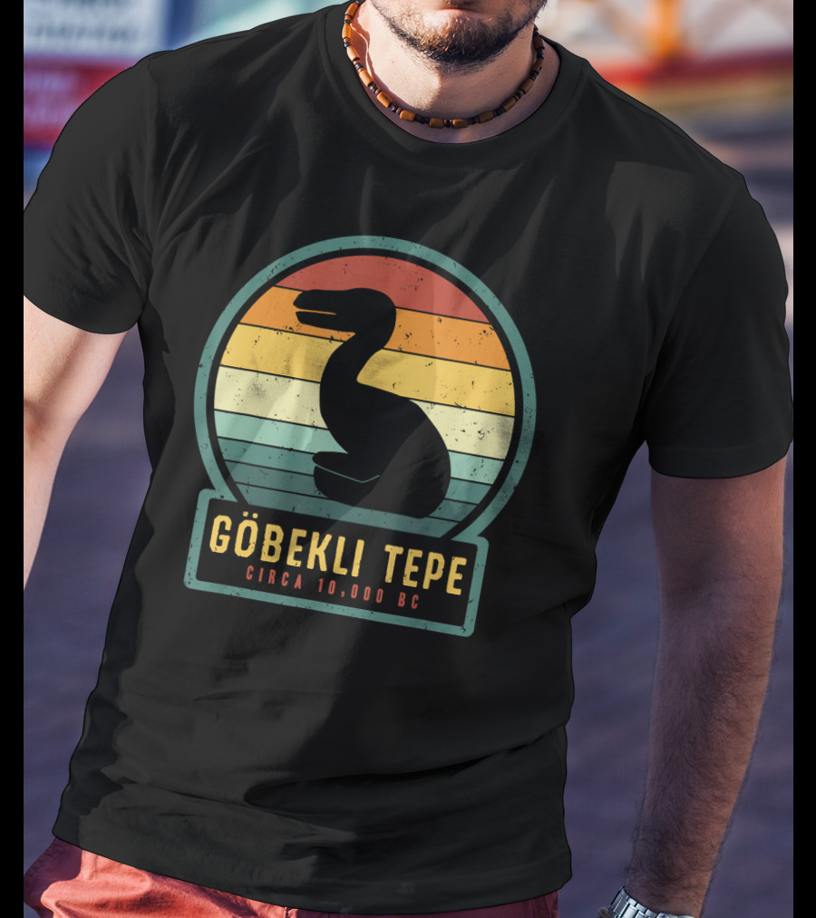Göbekli Tepe Circa 10,000 BC Penguin Dodo Bird Ancient T-Shirt