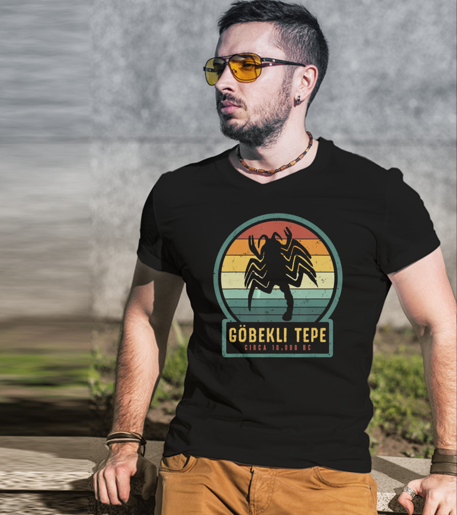 Göbekli Tepe Circa 10,000 BC Retro Scorpion T-Shirt