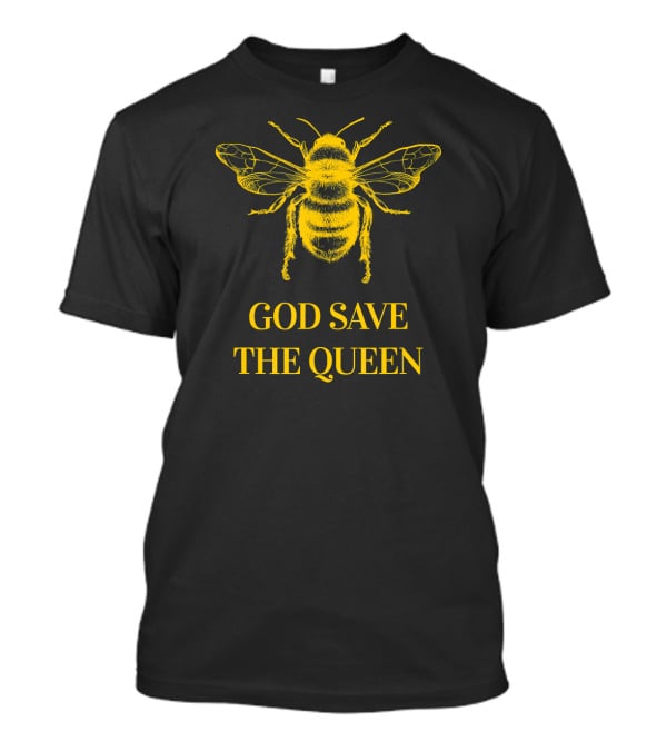 God Save The Queen Bumblebee Environmental T-Shirt