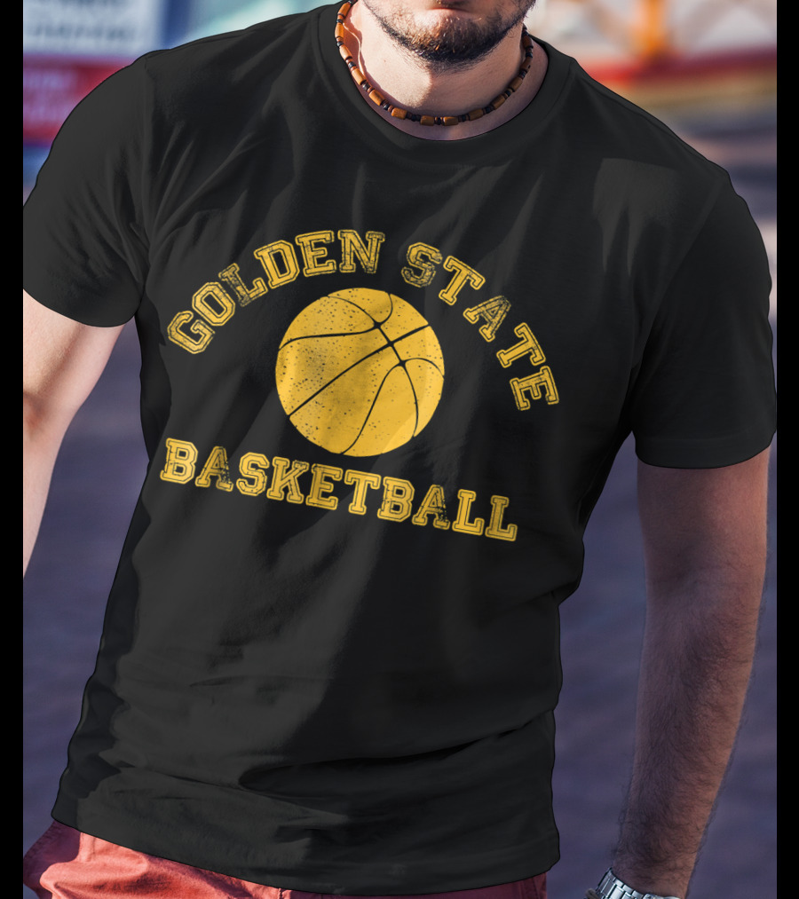 Golden State Distressed Basketball Team T-Shirt