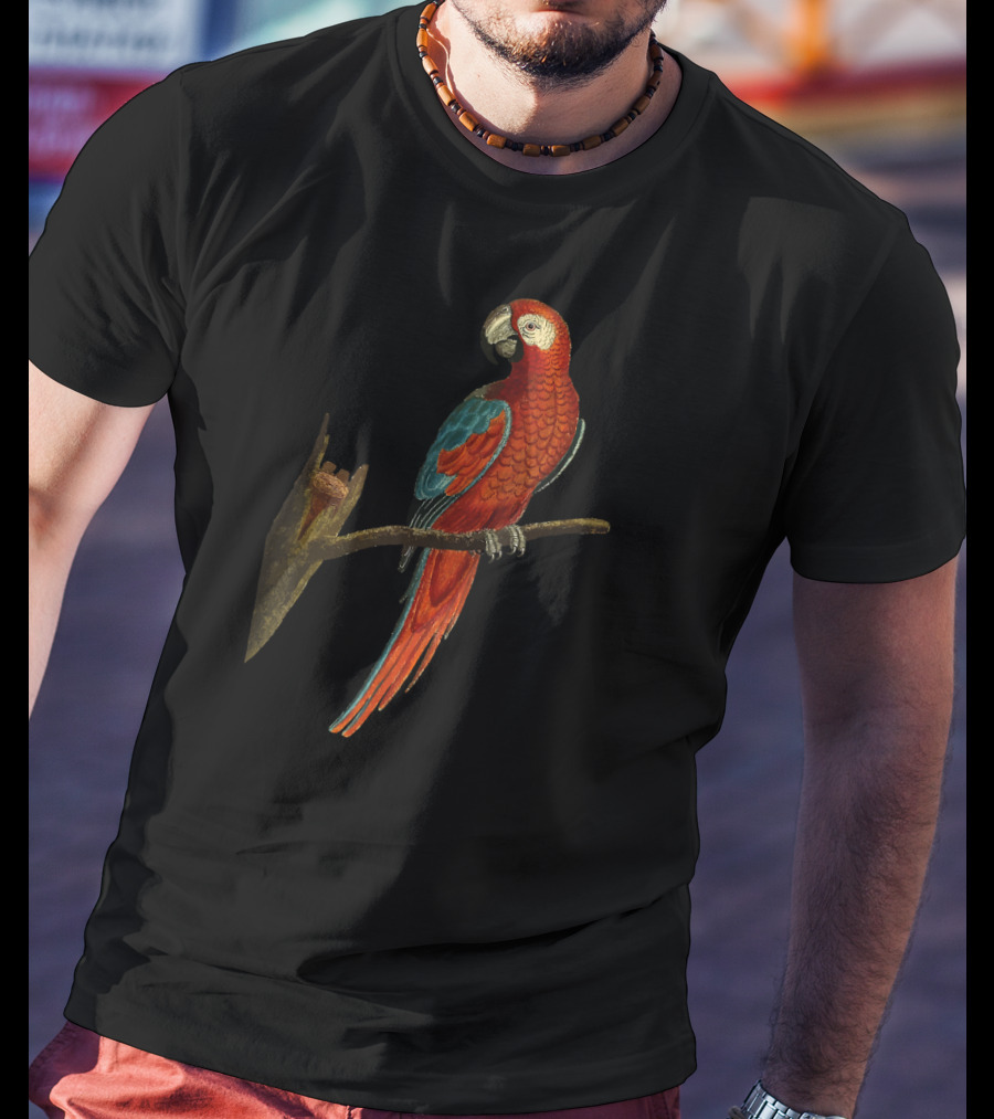 Hawaii Tropical Parrot Halloween Macaw Vibrant Vintage Bird T-Shirt