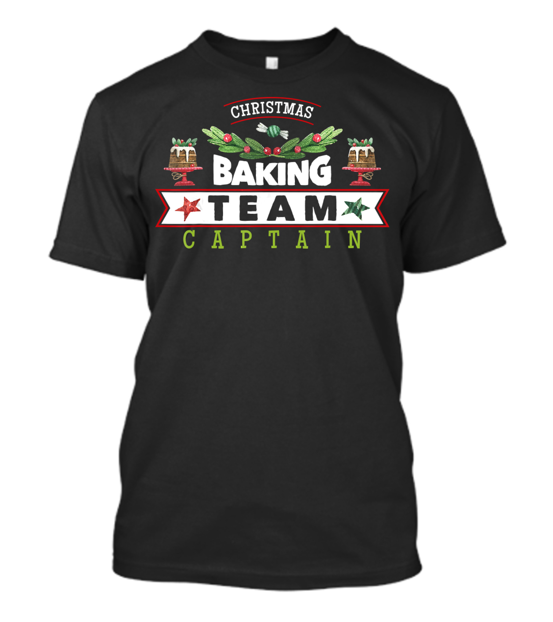 Christmas Baking Team Captain Holiday Cookie T-Shirt