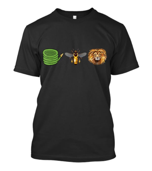 Hose Bee Lion Mane Emoji Sequence T-Shirt