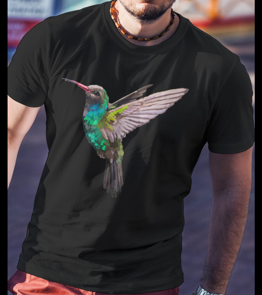 Hummingbird Bird Colorful Winged Beauty T-Shirt