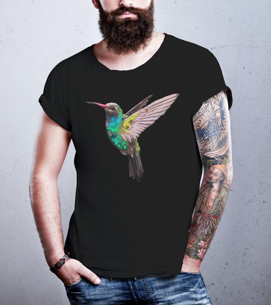 Hummingbird Bird Colorful Winged Beauty T-Shirt