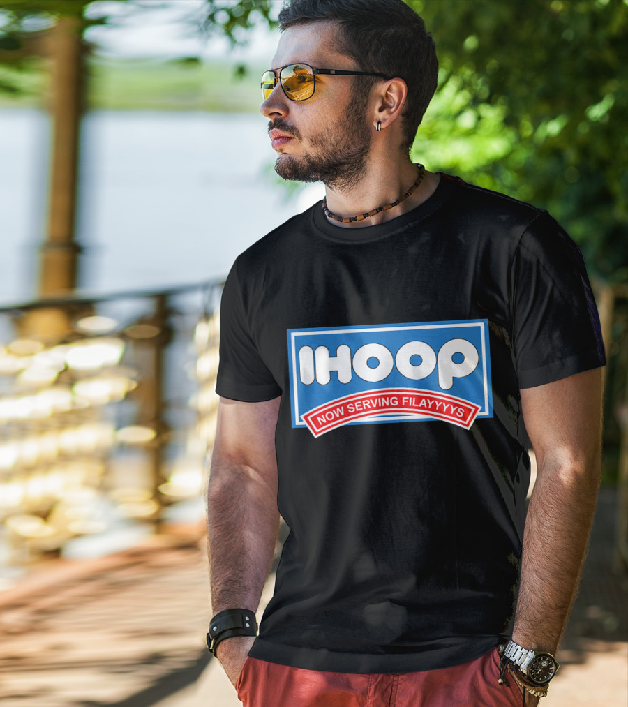 Ihoop Now Serving Filayyyys Basketball Spoof T-Shirt