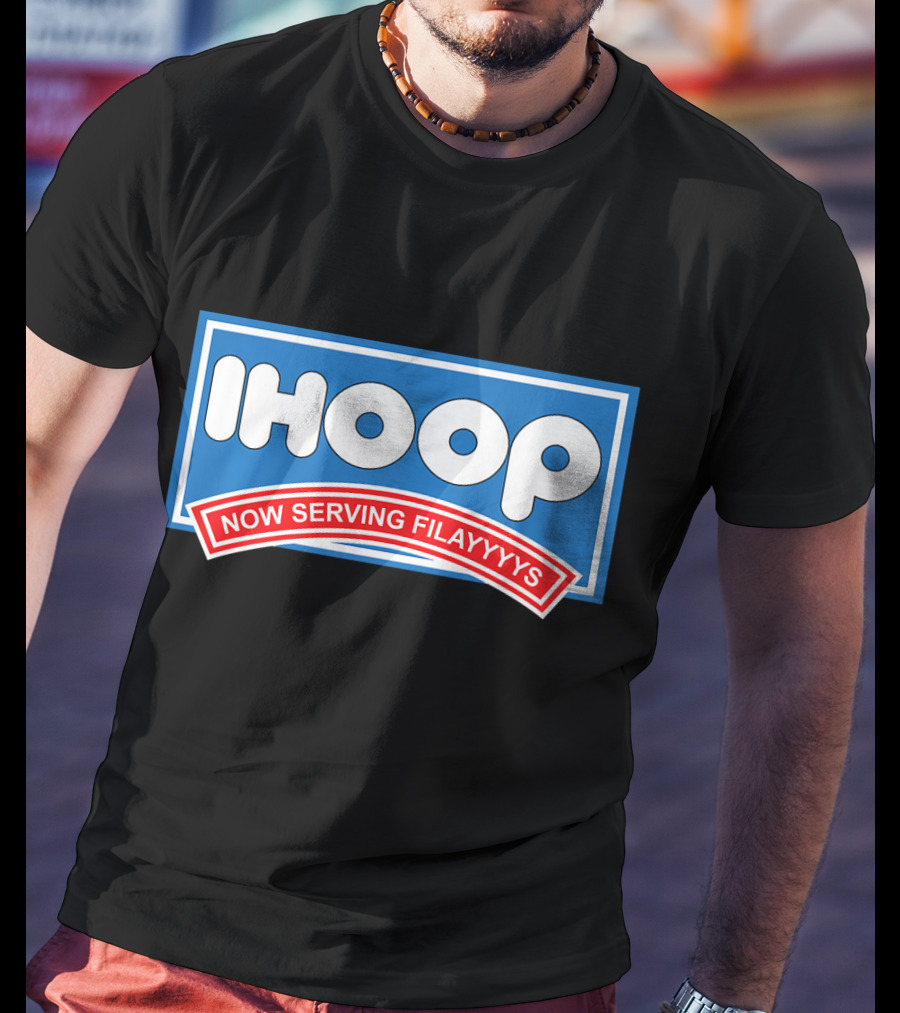 Ihoop Now Serving Filayyyys Basketball Spoof T-Shirt