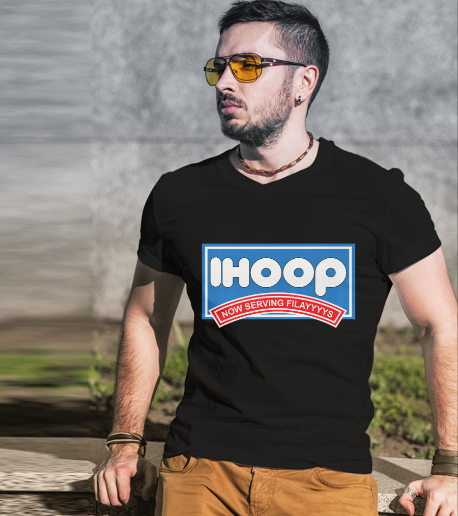 Ihoop Now Serving Filayyyys Basketball Spoof T-Shirt