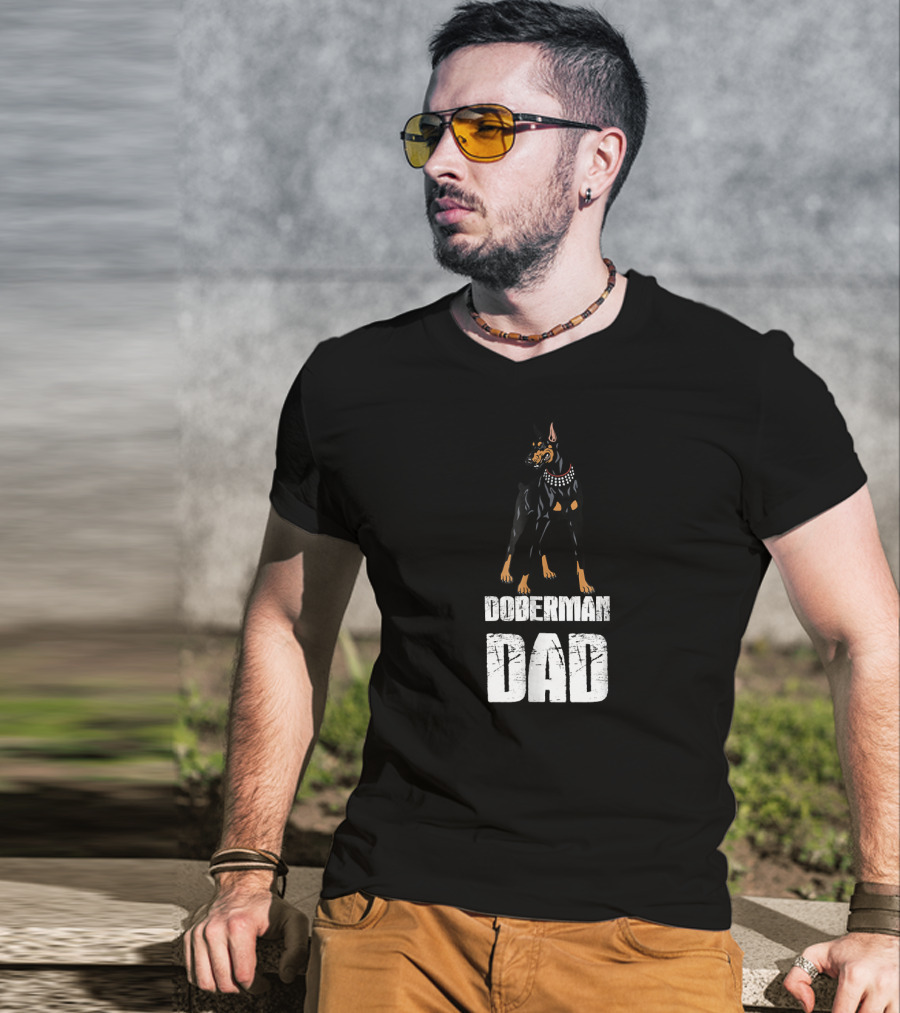 Doberman Dad T-Shirt