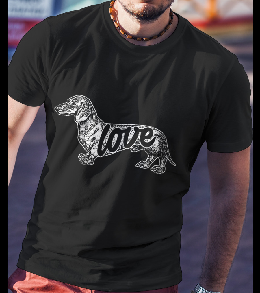Dog Breeder Idea Dachshund Love T-Shirt
