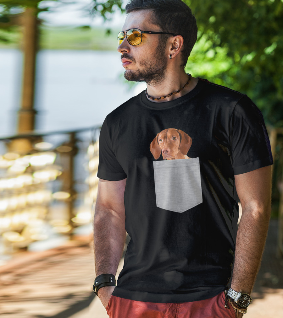 Dog In Your Pocket Vizsla Companion T-Shirt