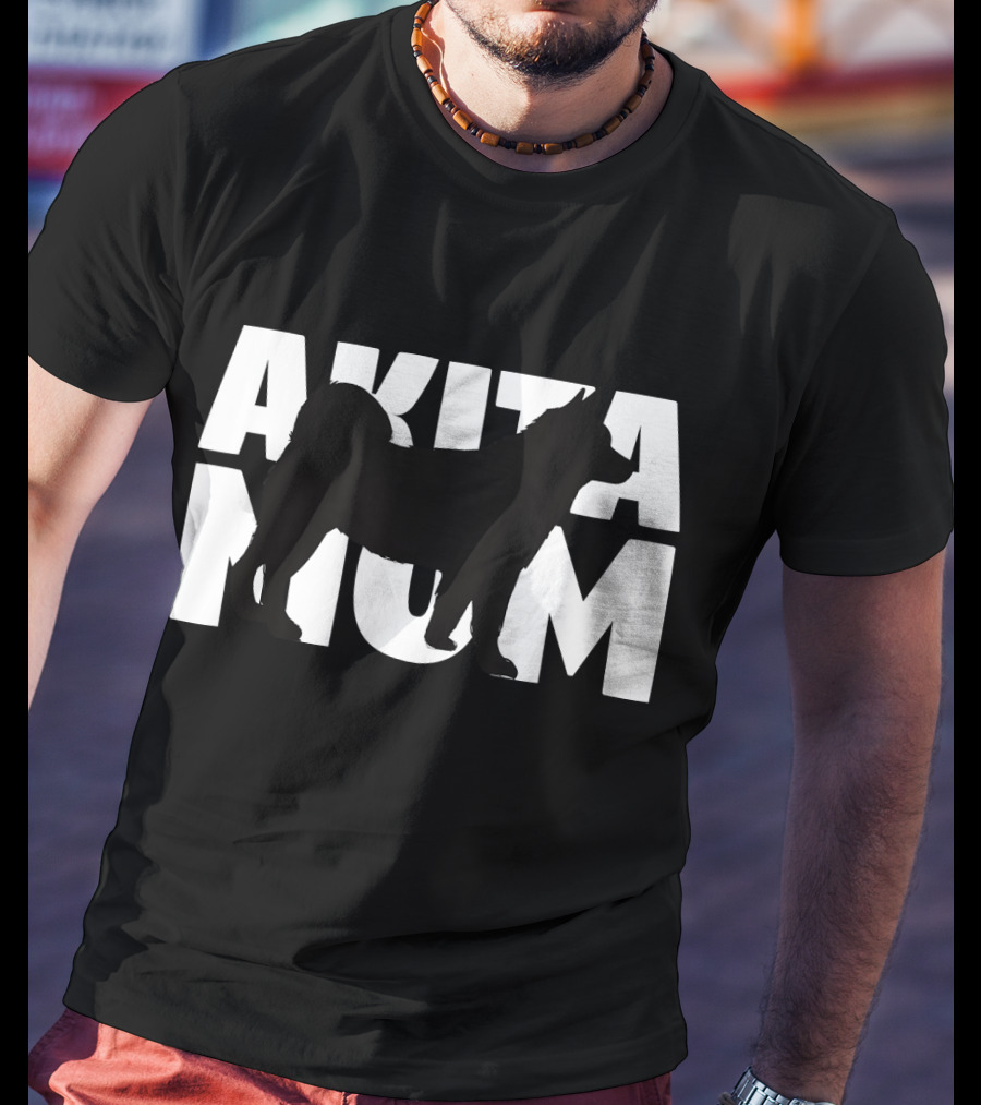 Akita Mom Akita Dog T-Shirt