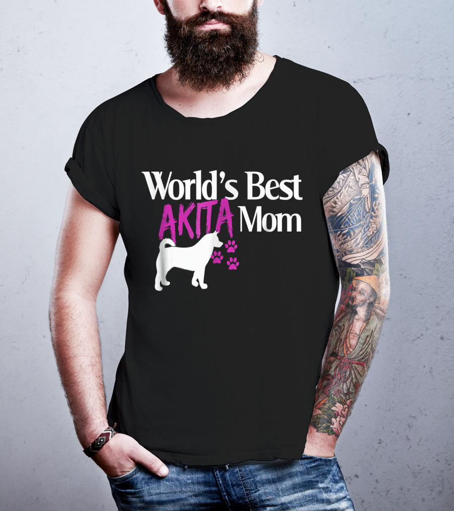 World's Best Akita Mom T-Shirt
