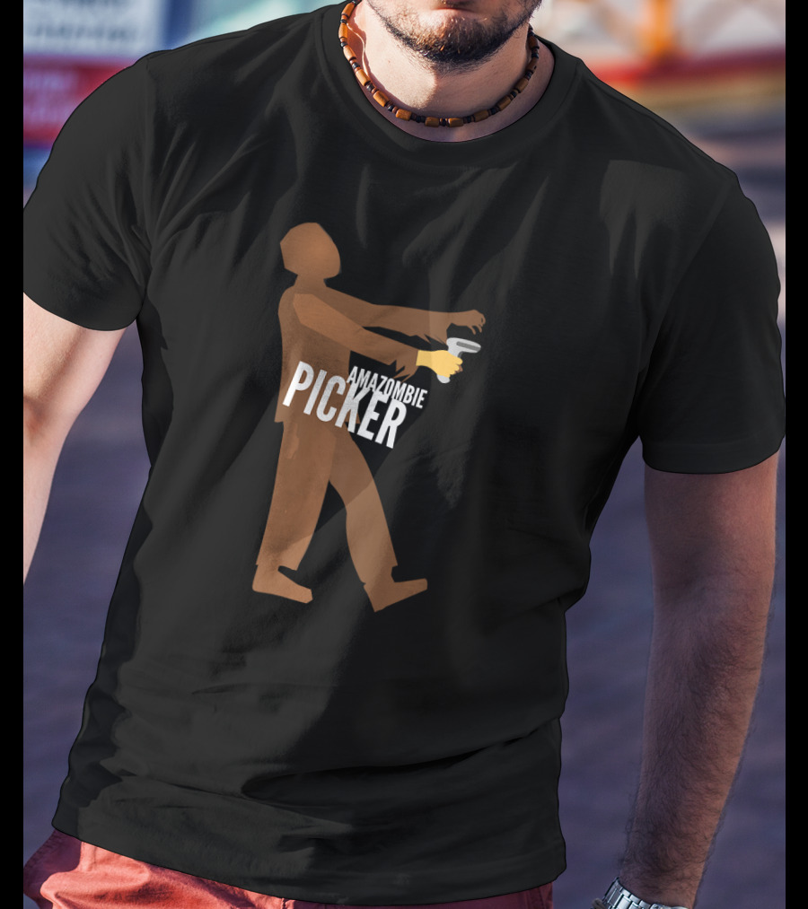 Amazombie Picker Outbound Walking Coffee Cup T-Shirt