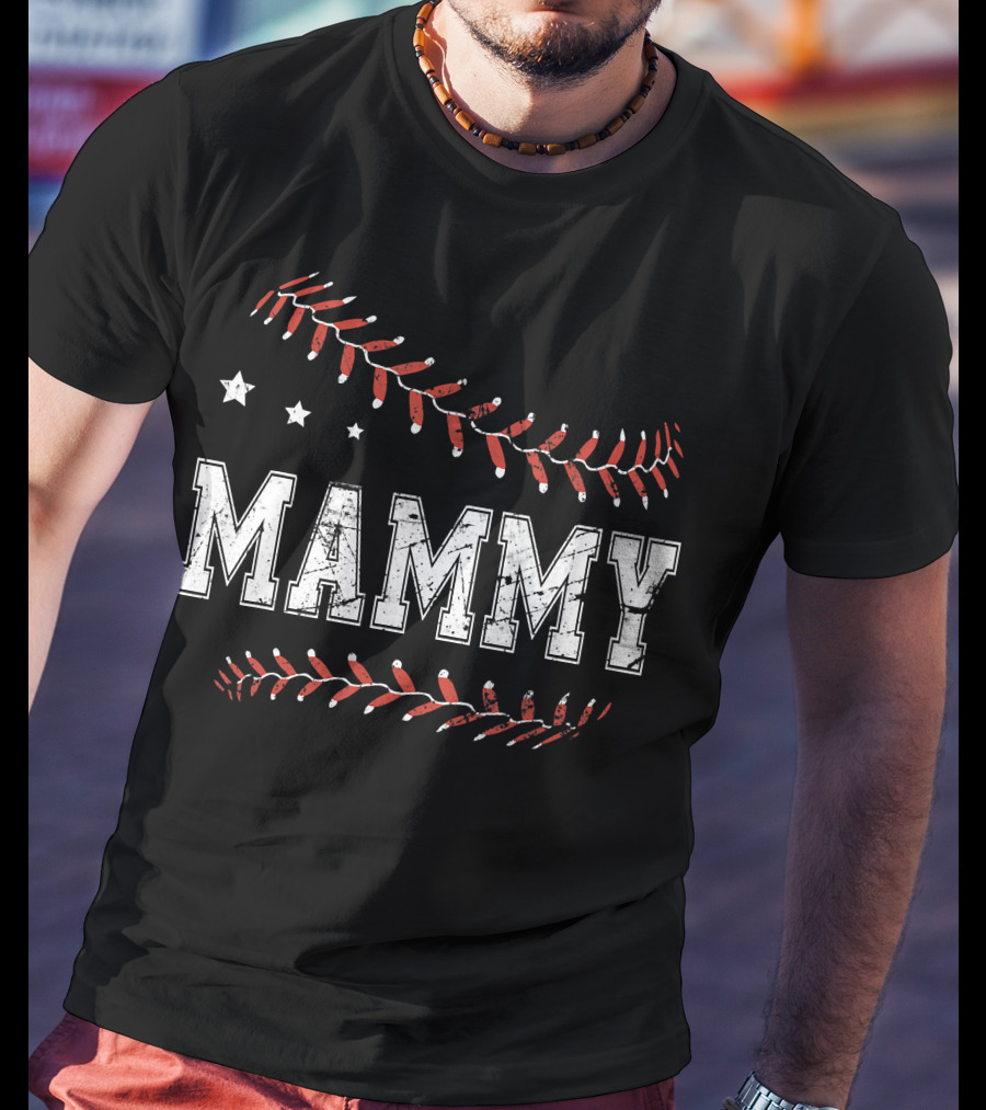 Mammy Baseball Softball Love T-Shirt