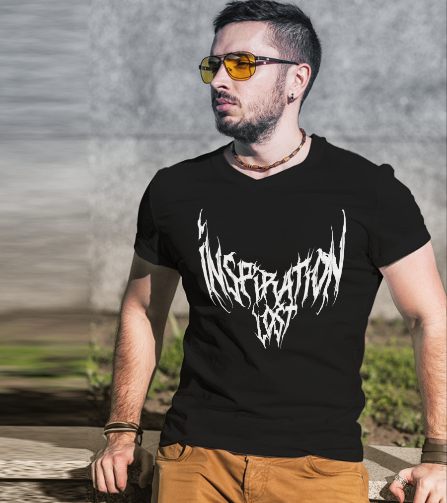 Inspiration Lost Big White Logo Swe T-Shirt