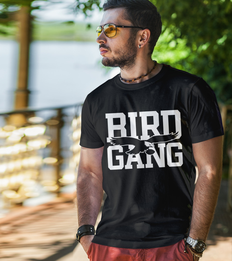 Bird Gang Philadelphia Football Eagle Mascot Fan Gear T-Shirt
