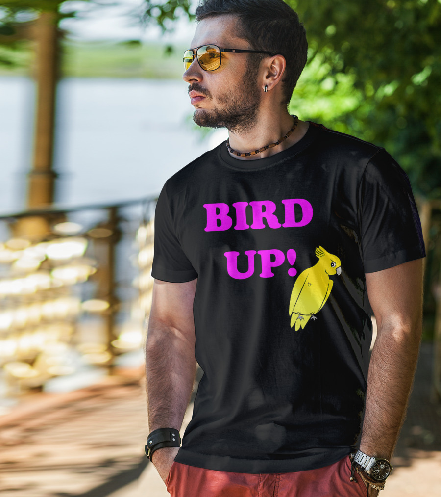 BIRD UP Yellow Parrot T-Shirt