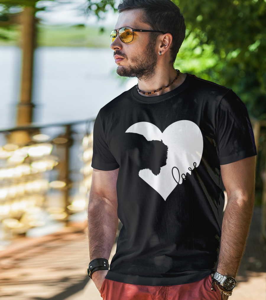 Bison Love Heart T-Shirt