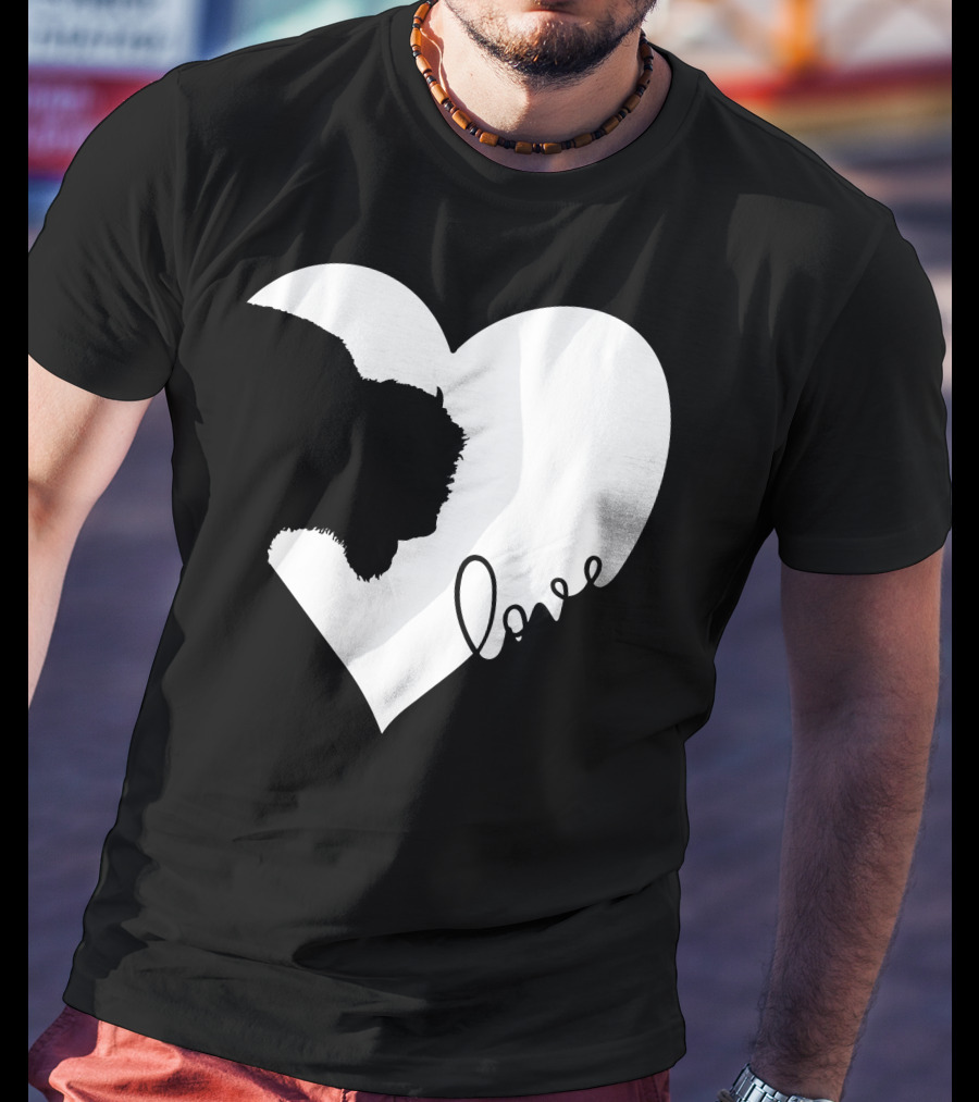 Bison Love Heart T-Shirt