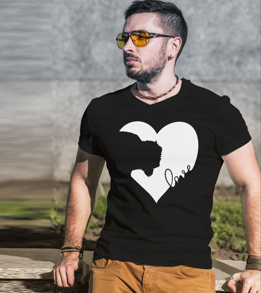 Bison Love Heart T-Shirt
