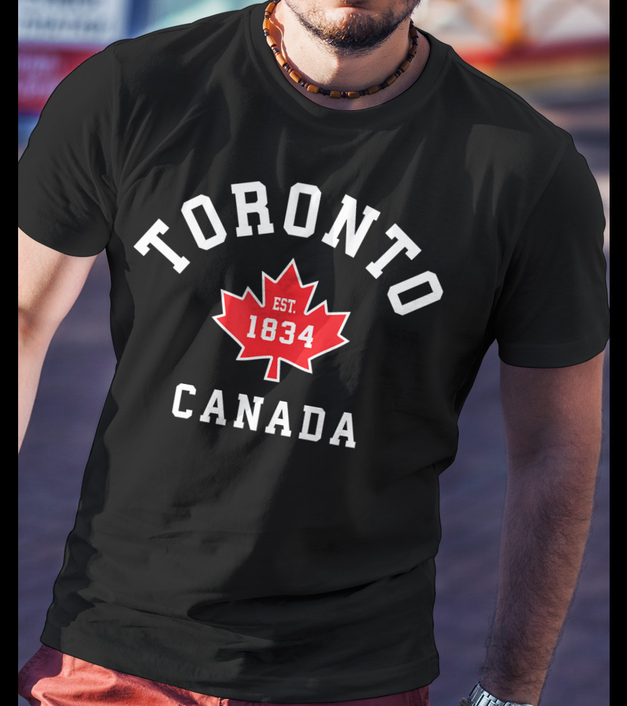 Toronto Canada Est. 1834 Maple Leaf T-Shirt