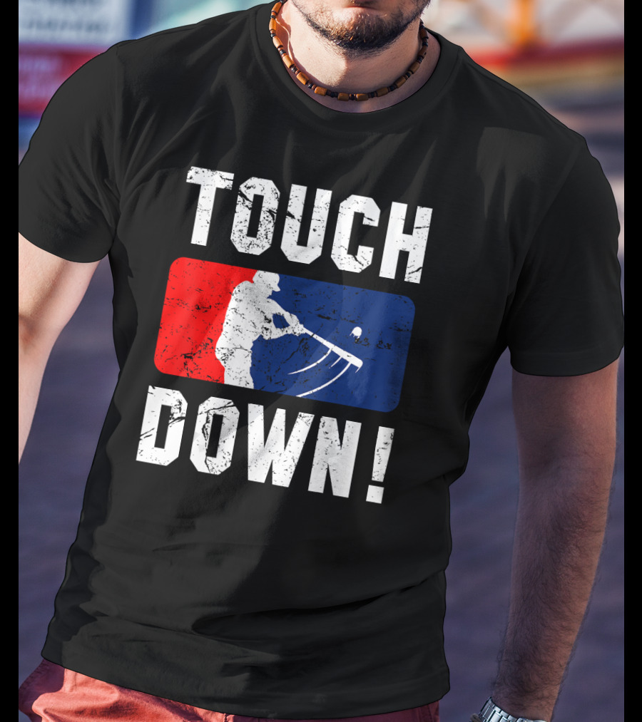 TOUCH DOWN Baseball Parody Iconic Wit T-Shirt