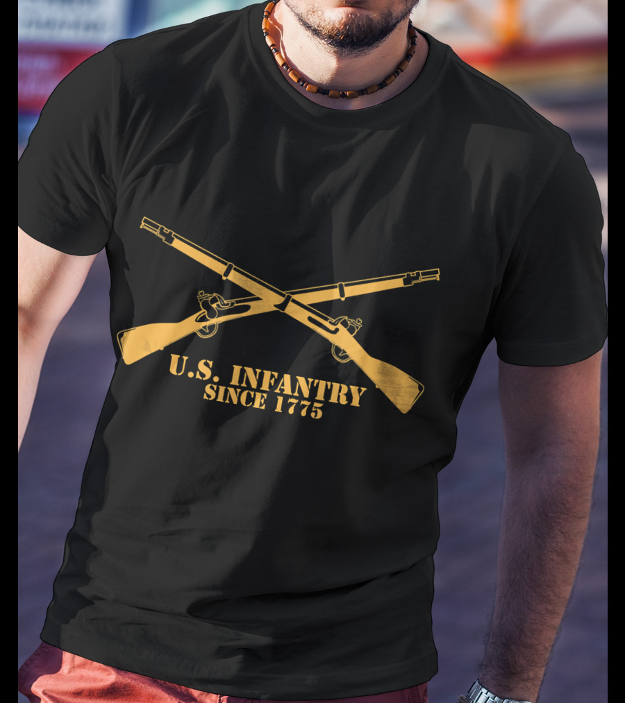 U.S. Infantry Crossed Rifles Emblem Since 1775 T-Shirt