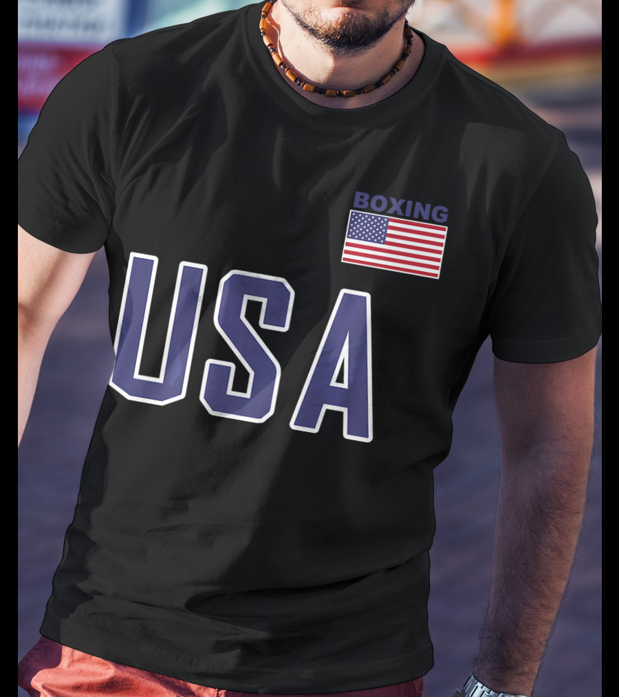 USA Boxing Flag Equipment T-Shirt