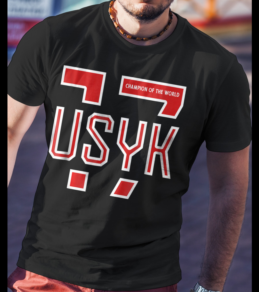 Usyk Champion Of The World Fan Club T-Shirt