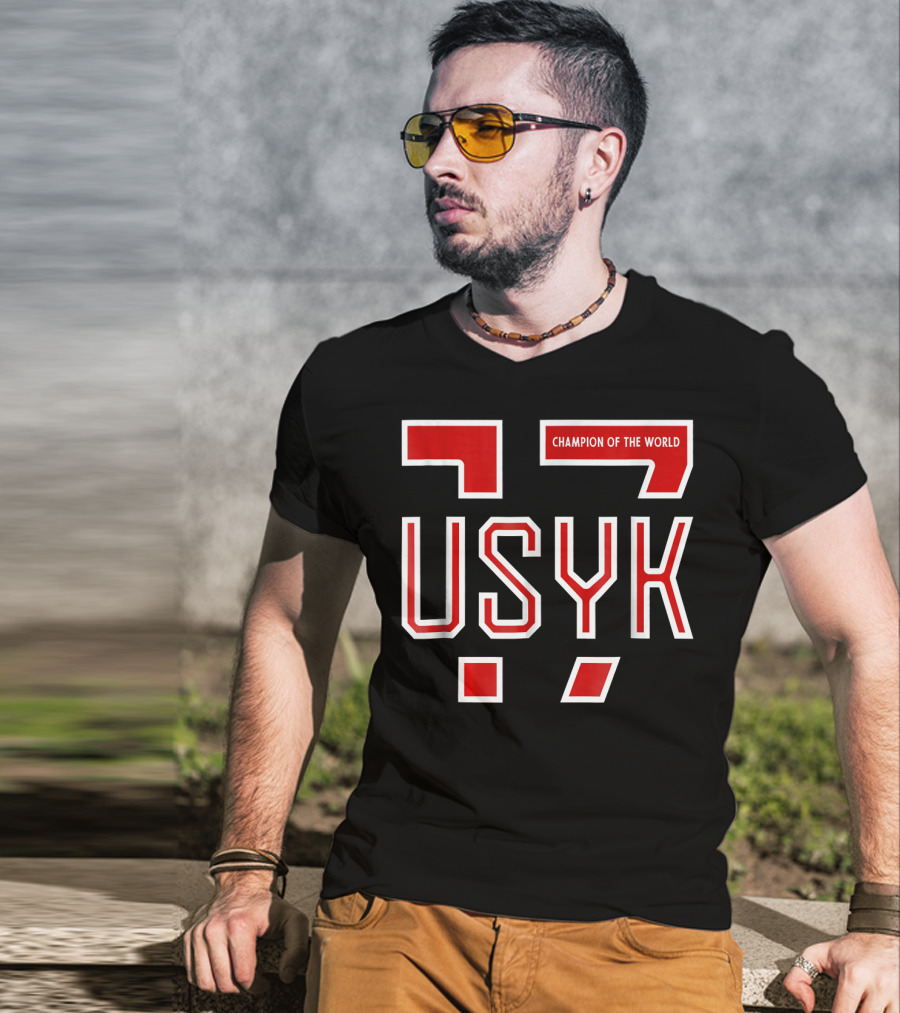 Usyk Champion Of The World Fan Club T-Shirt