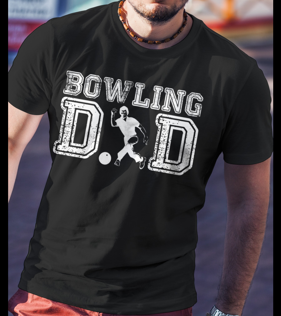 Bowling Dad Bowler Daddy Father's T-Shirt