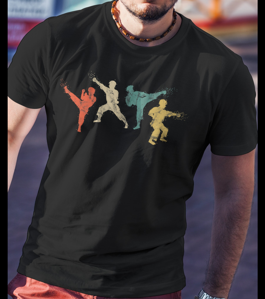 Vintage Martial Arts Kids T-Shirt